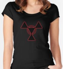 DIGITAL HAZARD Fitted Scoop T-Shirt
