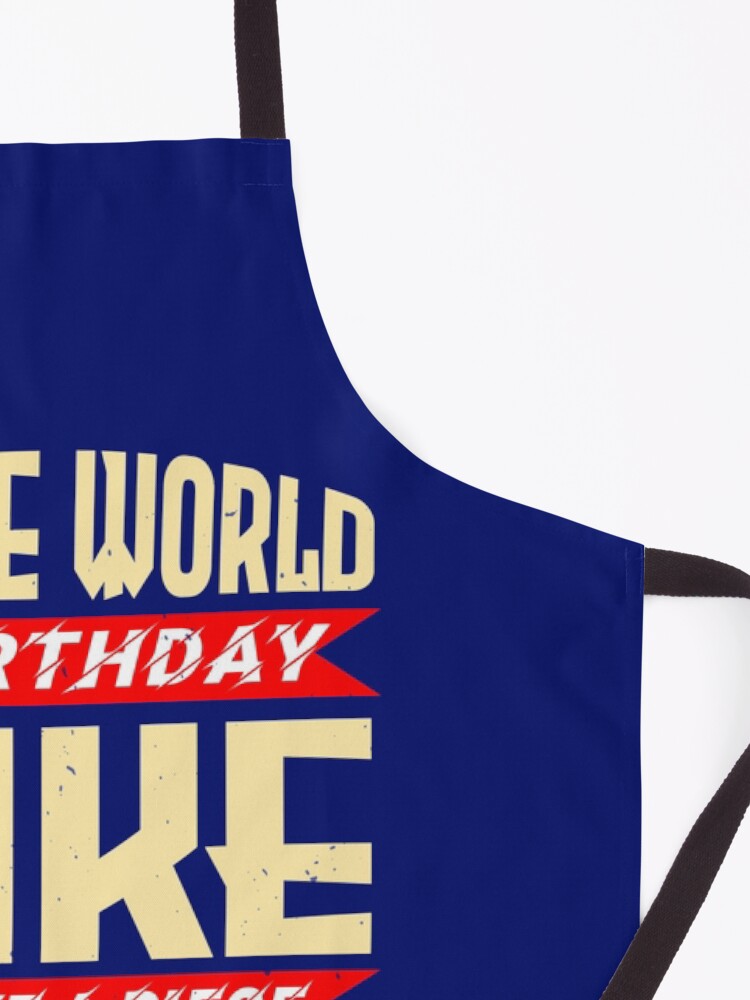 Alternate view of All the world is birthday Apron
