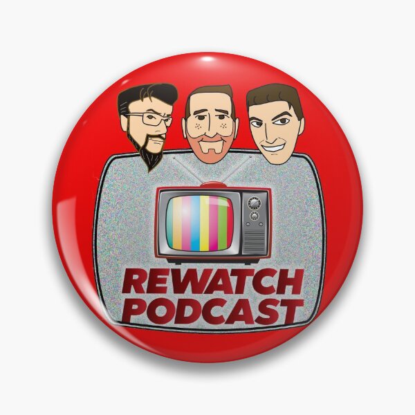 Item preview, Rewatch Podcast Logo with Host Faces designed and sold by Rewatch-Podcast.