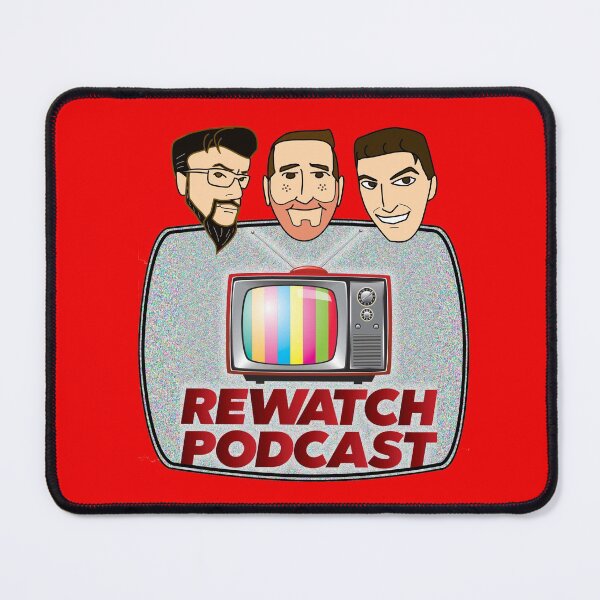 Item preview, Rewatch Podcast Logo with Host Faces designed and sold by Rewatch-Podcast.