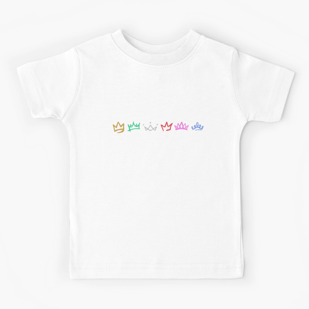 Six Queens Crowns Cute Gift Six The Musical Colors Gift Kids T-Shirt