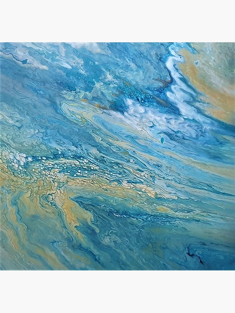 "sea breeze blue white ocean inspired" Poster by CRartistry | Redbubble