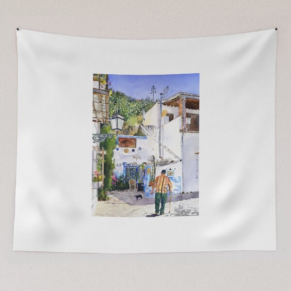 Item preview, Patio in Sacromonte, Granada, Spain designed and sold by Margaret Merry.