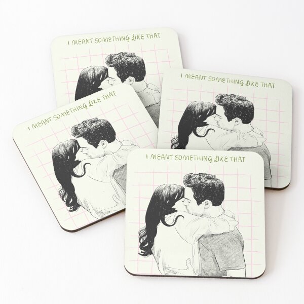Item preview, New Girl Jess & Nick Kiss "I meant something like that" designed and sold by meganamey.