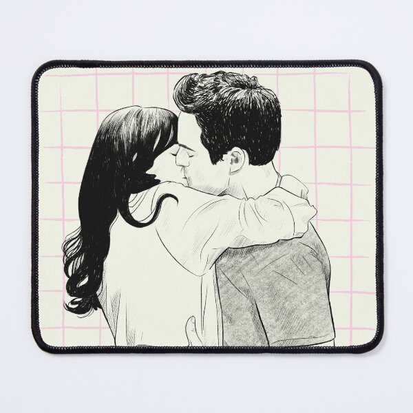 Item preview, New Girl Jess & Nick Kiss "I meant something like that" designed and sold by meganamey.
