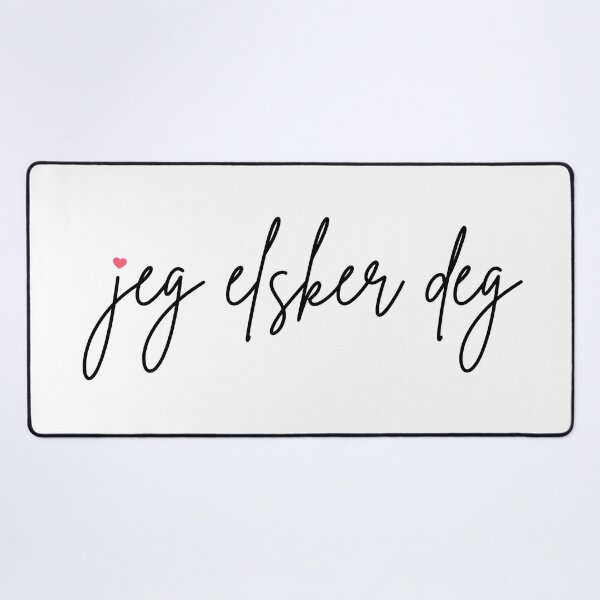 Item preview, Jeg elsker deg | I Love You - Norwegian (Bokmäl) | calligraphy i designed and sold by rsty11.