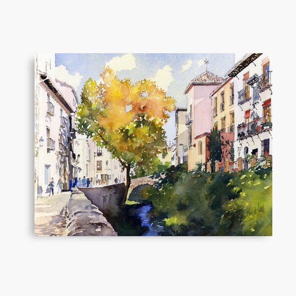 Item preview, Rio Darro, Granada designed and sold by Margaret Merry.
