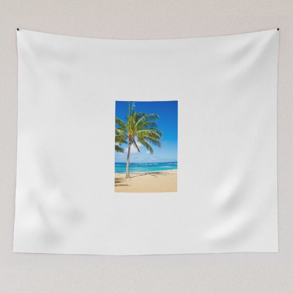 Item preview, Palm trees on the sandy beach in Hawaii designed and sold by ellensmile.