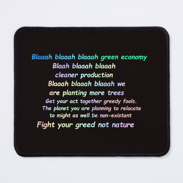 Item preview, Stop the Greed Heal Our Planet designed and sold by FarzT.