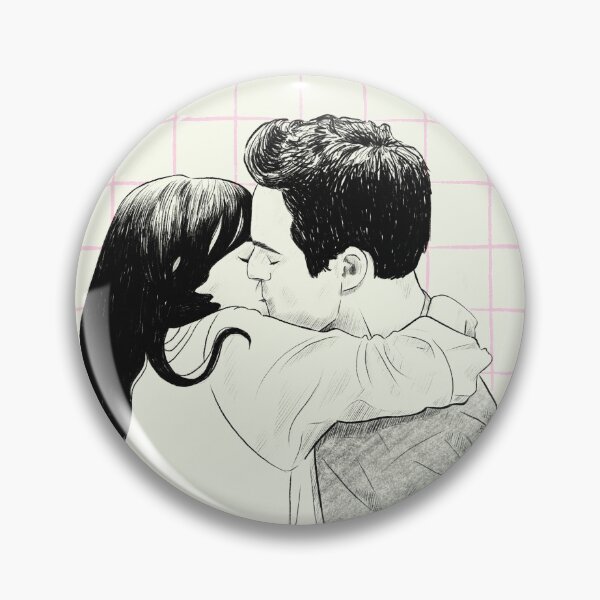 Item preview, New Girl Jess & Nick Kiss "I meant something like that" designed and sold by meganamey.