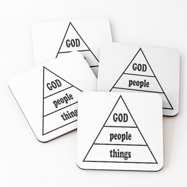 Item preview, God People Things (black letters) designed and sold by matamuaart.
