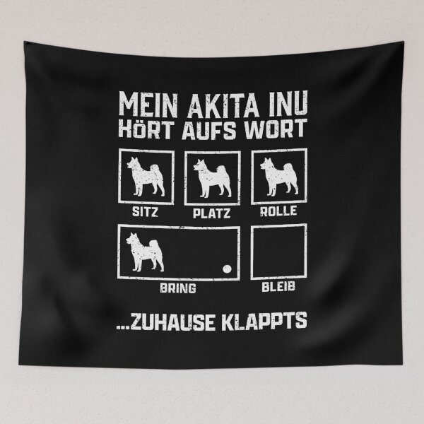 Item preview, Akita Inu Dog Tricks Japanese Dog Gift designed and sold by madgrfx.