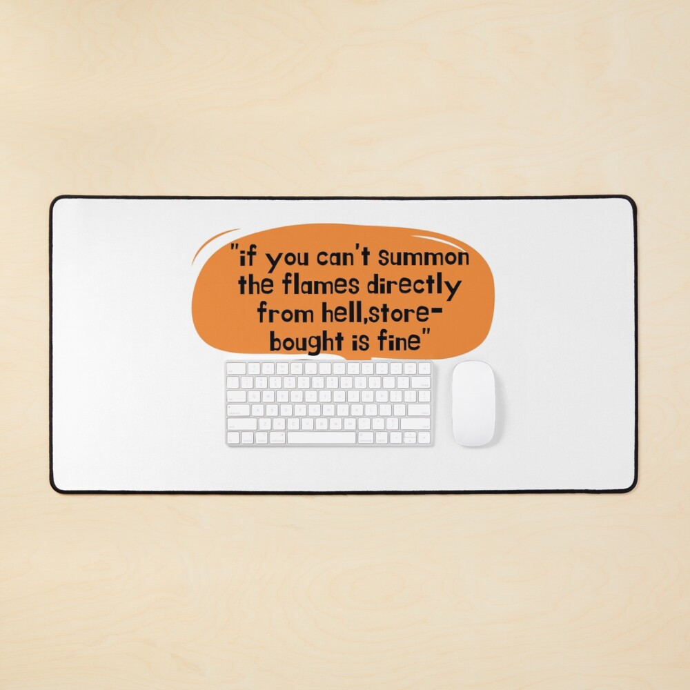 Witchy Ina Garten memeif you cant summon the flames directly from  hell,store-bought is finefunny quotes Apron for Sale by BestTshirtArt |  Redbubble