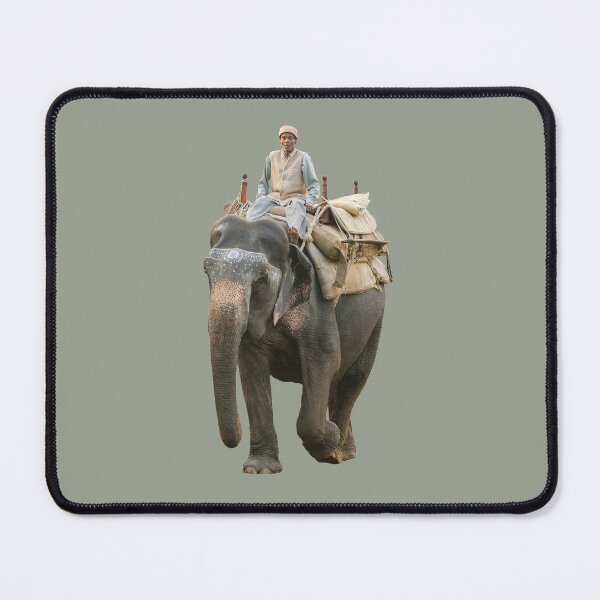 Item preview, Indian Elephant with Mahoot designed and sold by Dalyndigital Photography.