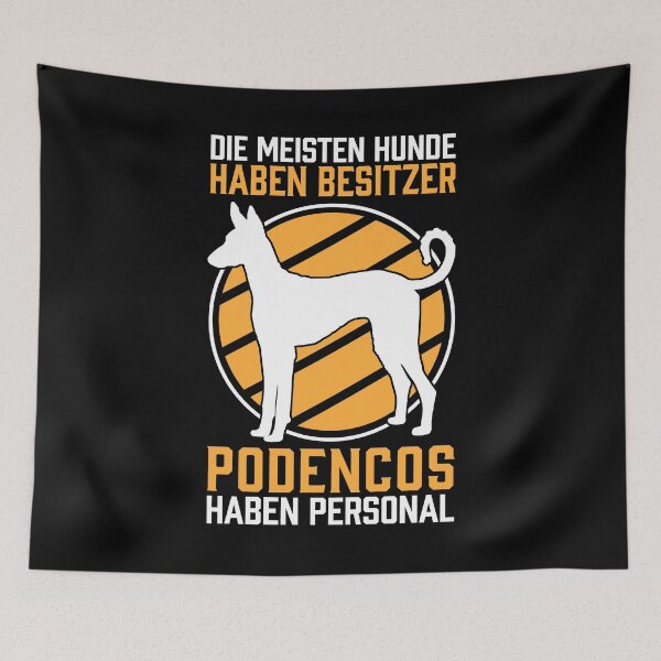 Item preview, Podenco have a Spanish hound staff designed and sold by madgrfx.