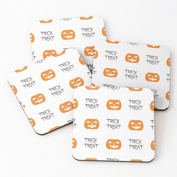 Item preview, Trick or Treat Halloween Pumpkin Tile Pattern designed and sold by WearWolfDesigns.
