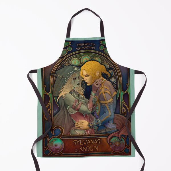 Item preview, Fanart: Sylvanas & Anduin in Art Nouveau style designed and sold by AlexaelArtworks.