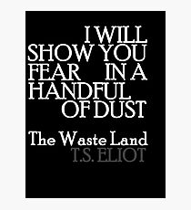 Handful of Dust 2 Photographic Print