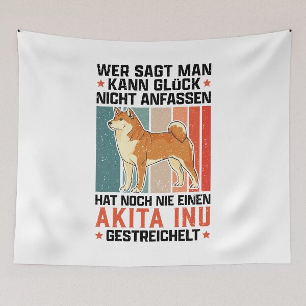 Item preview, Akita Inu Japanese dog owner petting designed and sold by madgrfx.