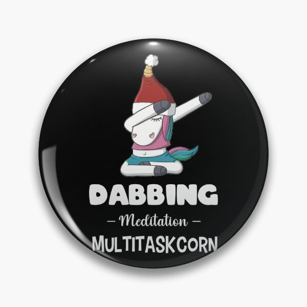 Item preview, Dabbing meditation multitasking unicorn christmas designed and sold by Scribble-Design.