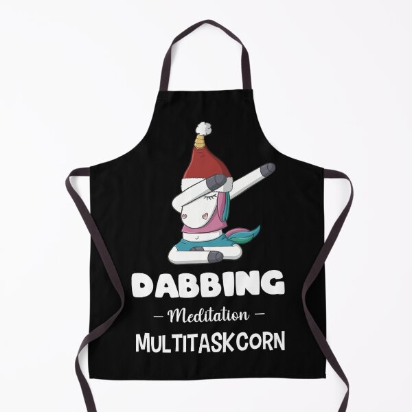 Item preview, Dabbing meditation multitasking unicorn christmas designed and sold by Scribble-Design.