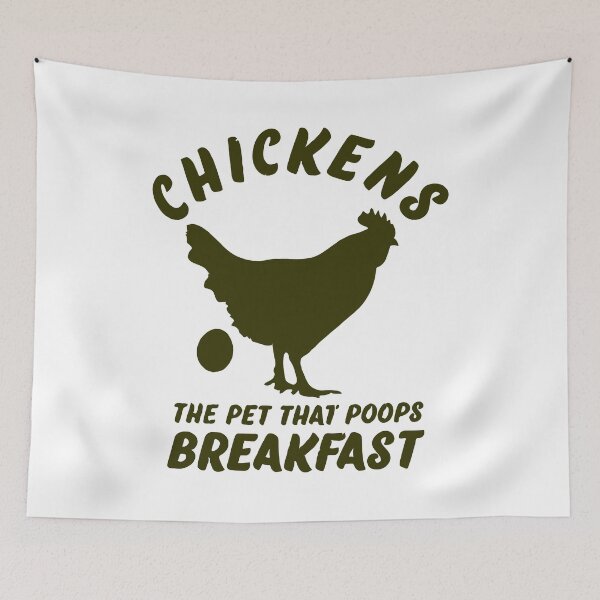 Item preview, chickens the pet that poops breakfast designed and sold by themortal11.
