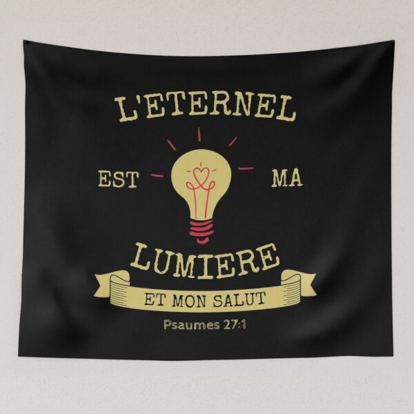Aperçu de l'œuvre l'Eternel est ma lumière créée et vendue par CherishedCloset.