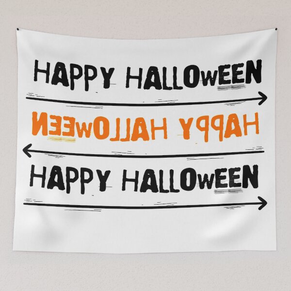 Item preview, Backwards Letter Happy Halloween  designed and sold by Jade1411.