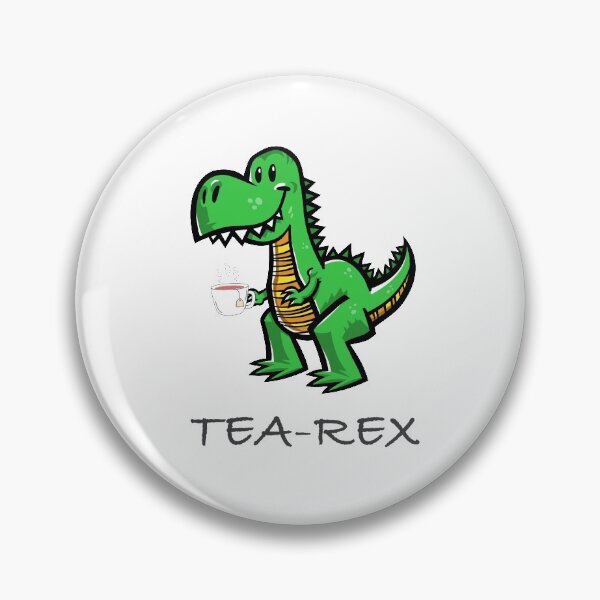 Item preview, Tea Rex Illustration, a T-Rex becomes a tea-drinking dinosaur designed and sold by Nubaex.
