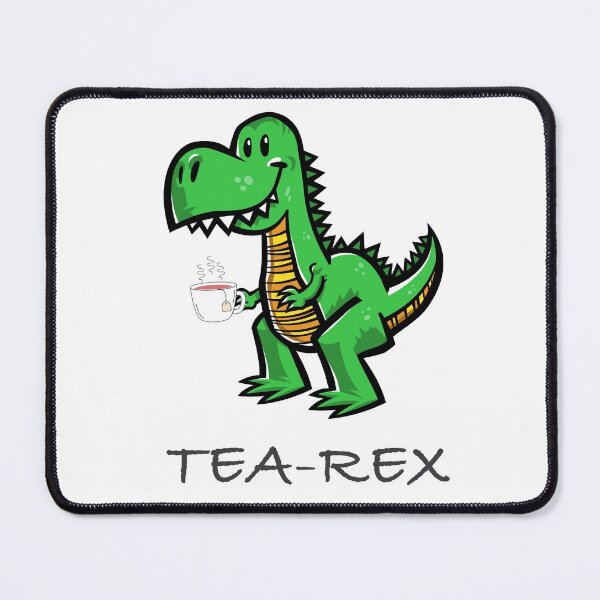 Item preview, Tea Rex Illustration, a T-Rex becomes a tea-drinking dinosaur designed and sold by Nubaex.