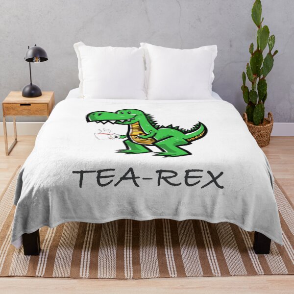 Item preview, Tea Rex Illustration, a T-Rex becomes a tea-drinking dinosaur designed and sold by Nubaex.