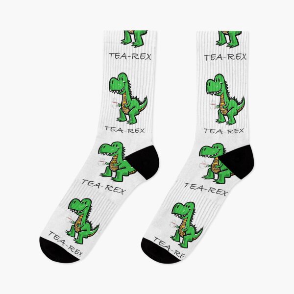 Item preview, Tea Rex Illustration, a T-Rex becomes a tea-drinking dinosaur designed and sold by Nubaex.