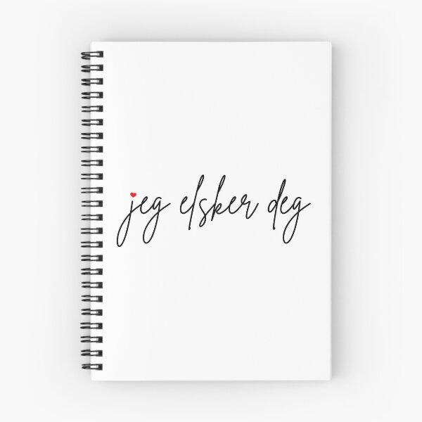 Item preview, Jeg elsker deg | I Love You - Norwegian (Bokmäl) | calligraphy iii designed and sold by rsty11.