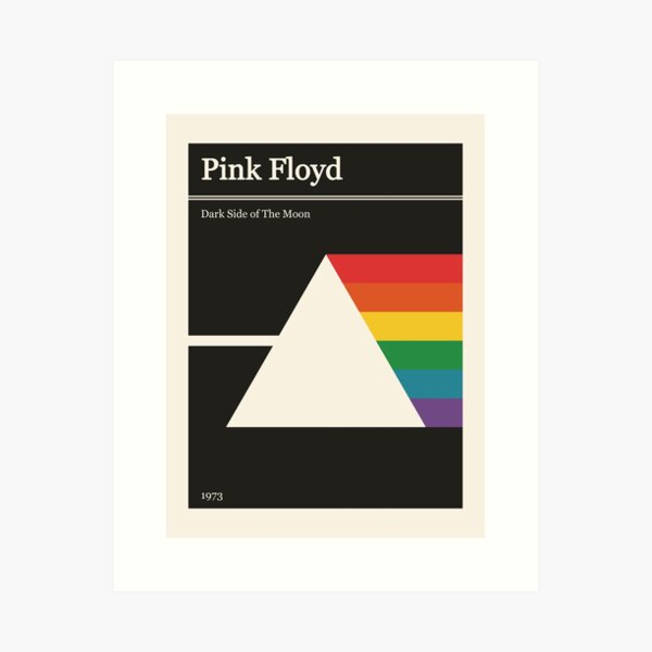 Affiche de concert rétro de Pink Floyd Impression artistique