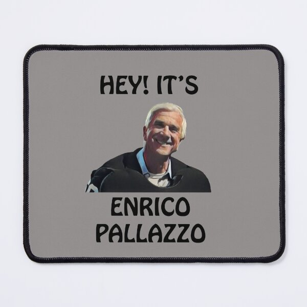 Item preview, Naked Gun "It's Enrico Pallazzo" Leslie Nielsen / Frank Drebin designed and sold by Rewatch-Podcast.