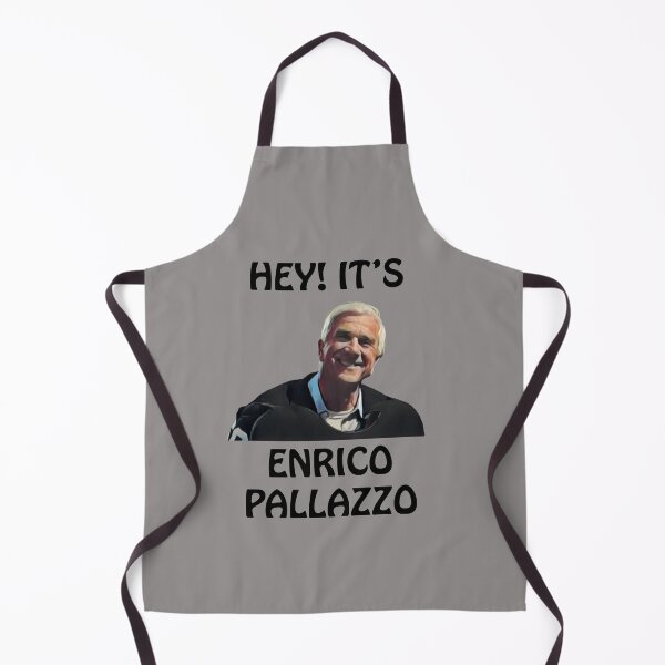Item preview, Naked Gun "It's Enrico Pallazzo" Leslie Nielsen / Frank Drebin designed and sold by Rewatch-Podcast.