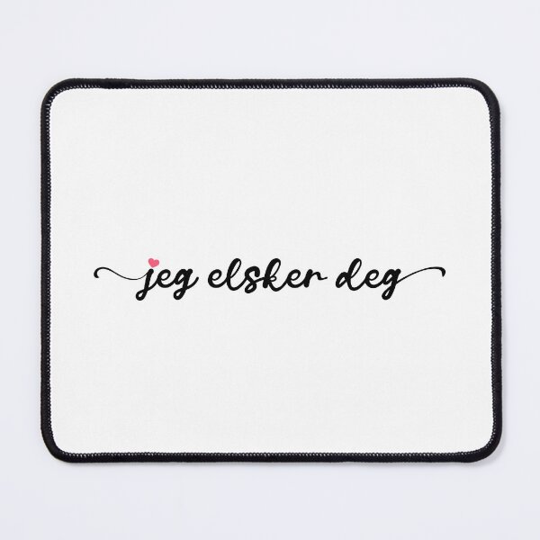 Item preview, Jeg elsker deg | I Love You - Norwegian (Bokmäl) | calligraphy iv designed and sold by rsty11.