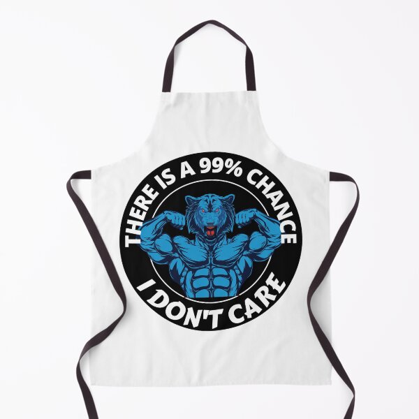 Item preview, There Is A 99 Percent Chance I Don't Care Strong Blue Wolf designed and sold by RGRamsey.