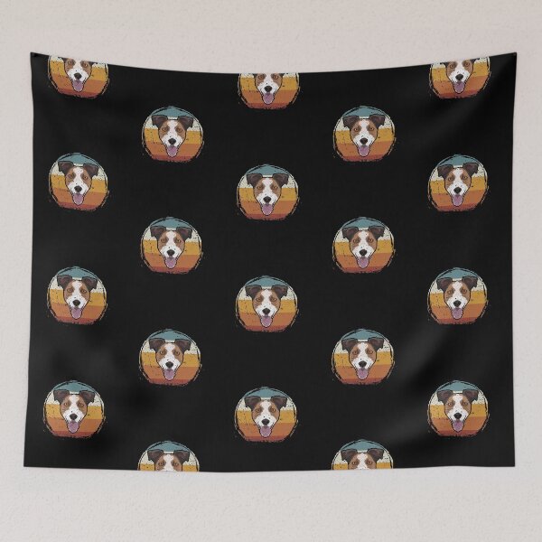 Item preview, Smiling Jack Russell Terrier Retro designed and sold by GreenOptix.