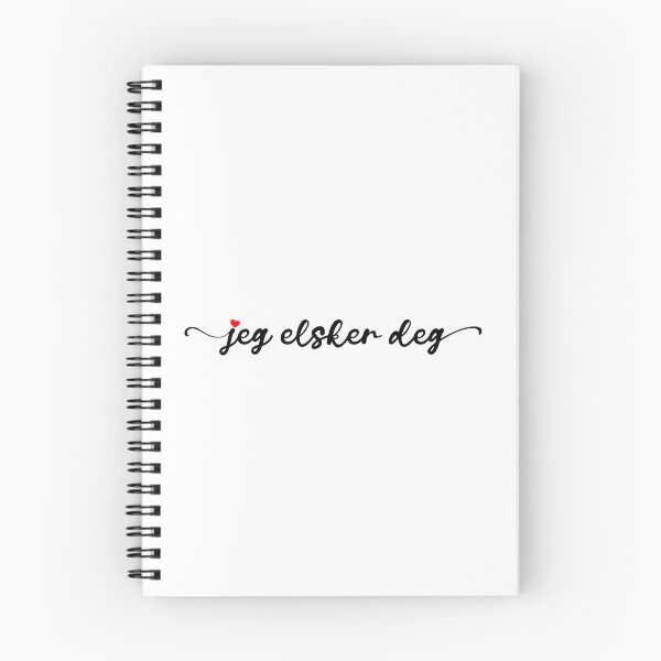 Item preview, Jeg elsker deg | I Love You - Norwegian (Bokmäl) | calligraphy v designed and sold by rsty11.