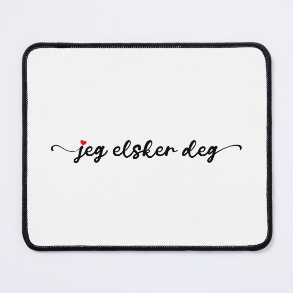 Item preview, Jeg elsker deg | I Love You - Norwegian (Bokmäl) | calligraphy v designed and sold by rsty11.