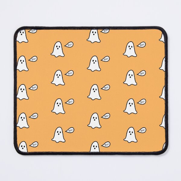 Item preview, Cute ghost boo halloween pattern orange designed and sold by Love, Anaïs.