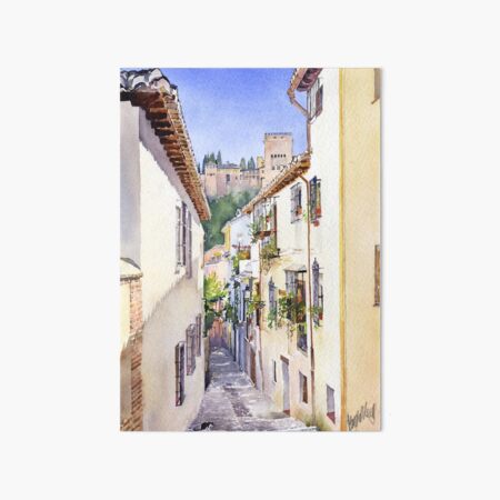 Vista previa del artículo con la obra « Barrio morisco de Granada», diseñado y vendido por Margaret Merry.