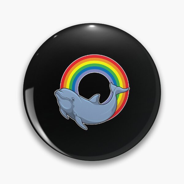 Artikelvorschau, Delfin mit Regenbogen entworfen und verkauft von Snabdesign84.