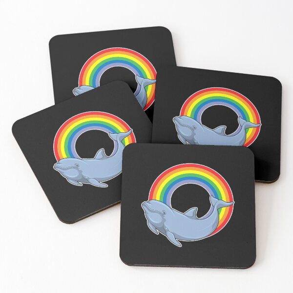 Artikelvorschau, Delfin mit Regenbogen entworfen und verkauft von Snabdesign84.