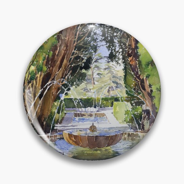 Item preview, Fountains in the Gardens of the Generalife, Granada designed and sold by Margaret Merry.
