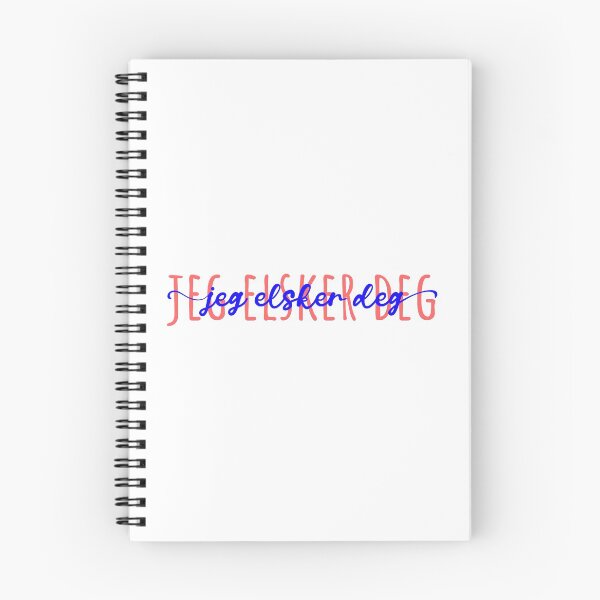 Item preview, Jeg elsker deg | Te amo - Noruego (Bokmäl) | bujo inspo ii designed and sold by rsty11.
