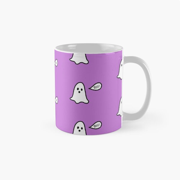 Item preview, Cute ghost boo halloween pattern purple designed and sold by Love, Anaïs.