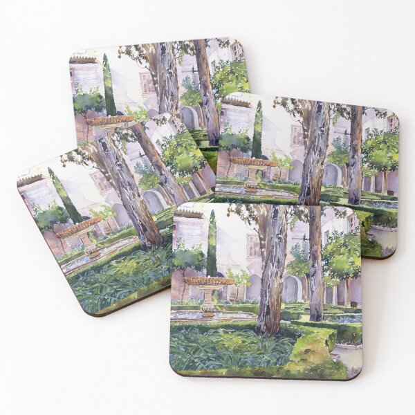 Item preview, Lindaraja Courtyard, Nazarine Palace, Alhambra, Granada designed and sold by Margaret Merry.