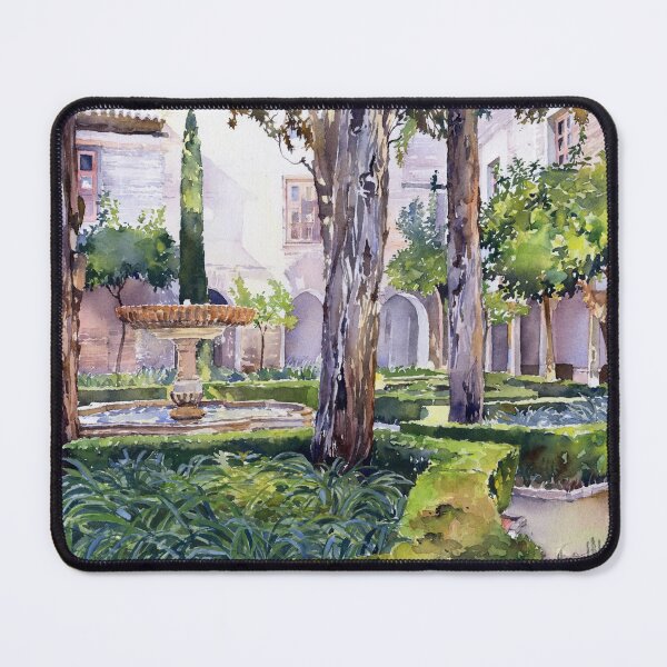 Item preview, Lindaraja Courtyard, Nazarine Palace, Alhambra, Granada designed and sold by Margaret Merry.